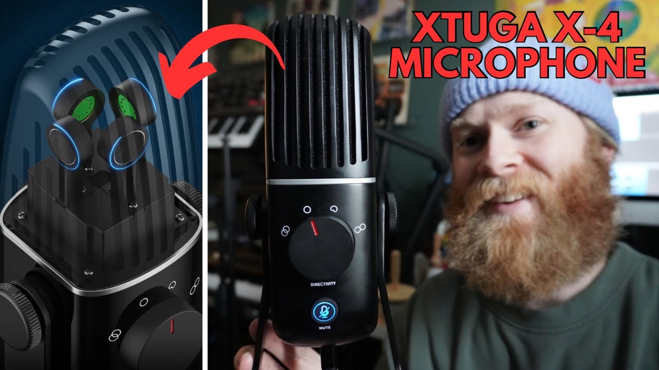 This 4-In-1 Mic Records 360°! | XTUGA X-4 (Review & Demo)