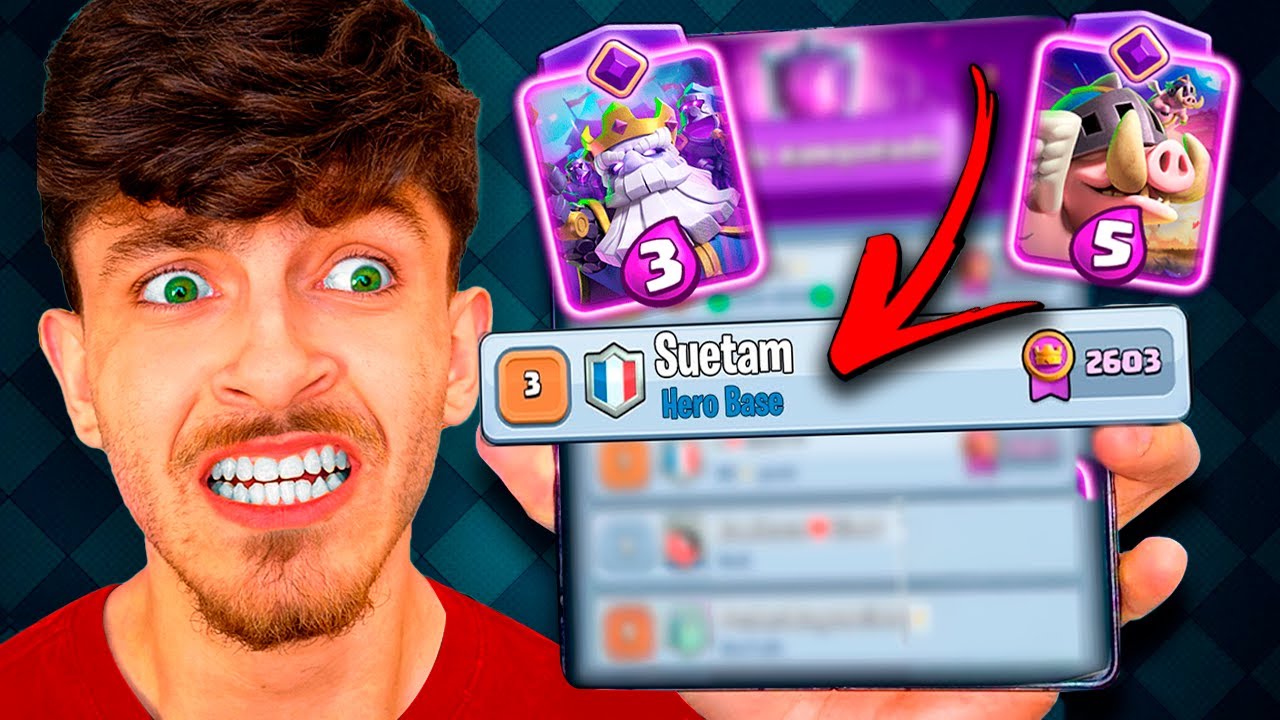 DECK NOVO E FUI DIRETO PRO TOP RANK! 🏆🔥 CLASH ROYALE