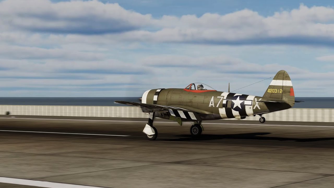 2-point landings with various DCS warbirds