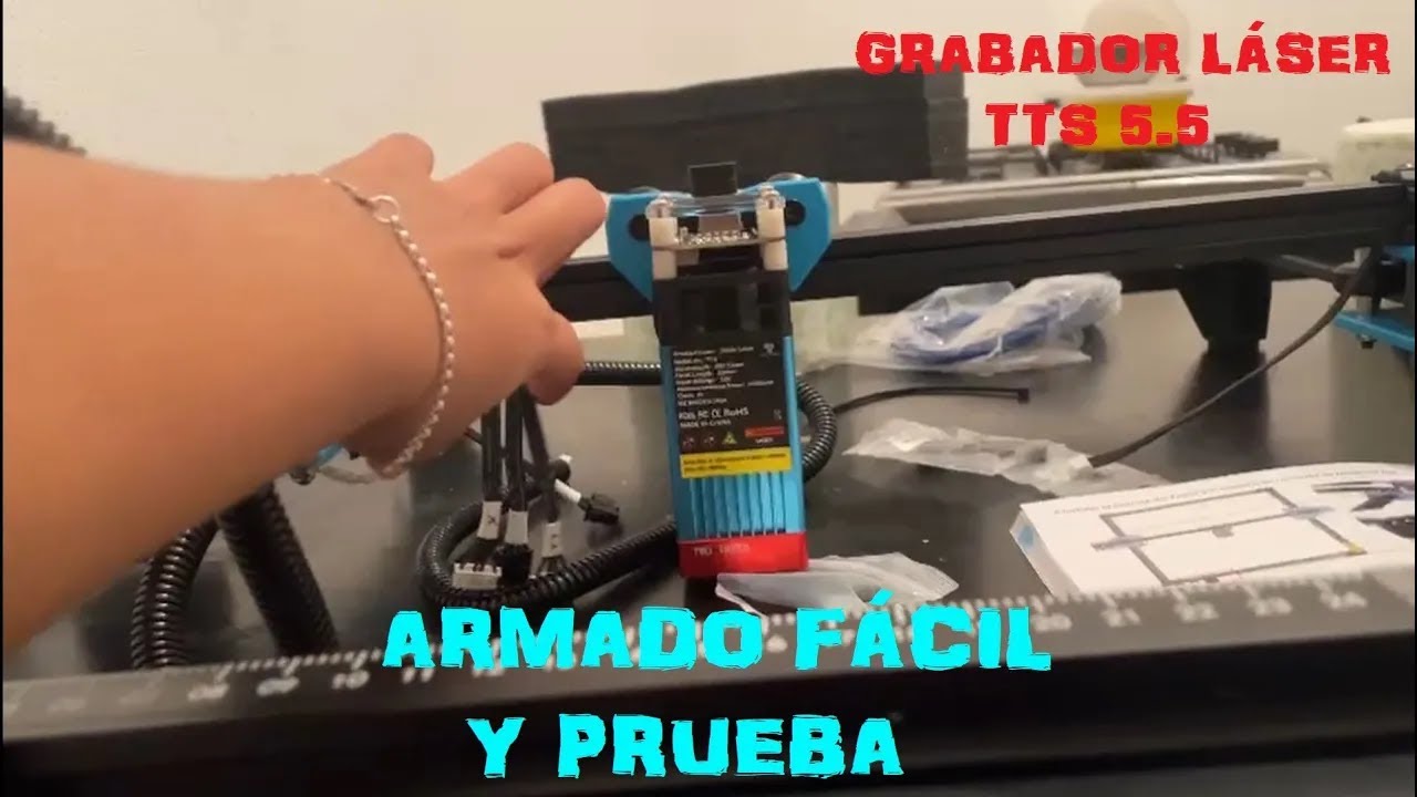 Grabador láser TWO TREES  TTS 55 | ARMADO Y PRUEBA