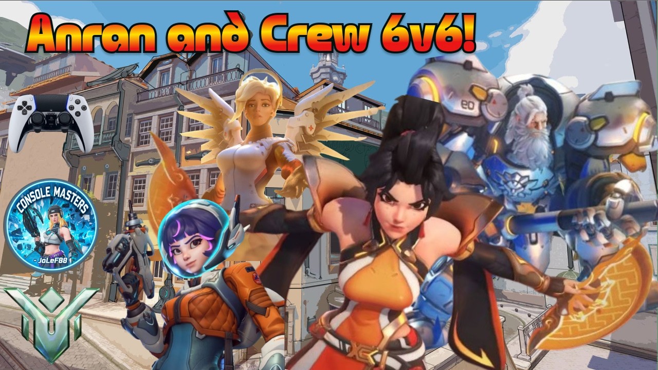 Anran + The Crew = Free Wins | JoLeF88 6v6 OW Console