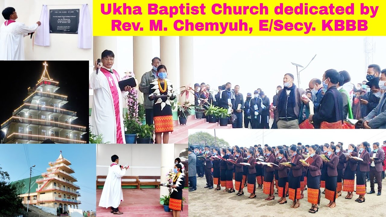 Dedication Ceremony of Ukha Baptist Church by Rev. M. Chemyuh, E/Secy. KBBB | Mon, Nagaland |