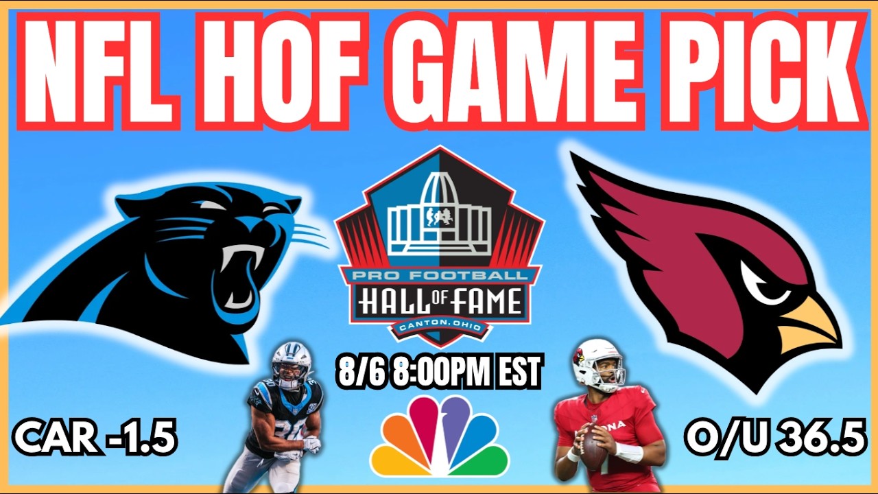 Прогноз на матч Зала славы НФЛ 2026 Panthers против Cardinals: ПОЛНЫЙ разбор + ставки!
