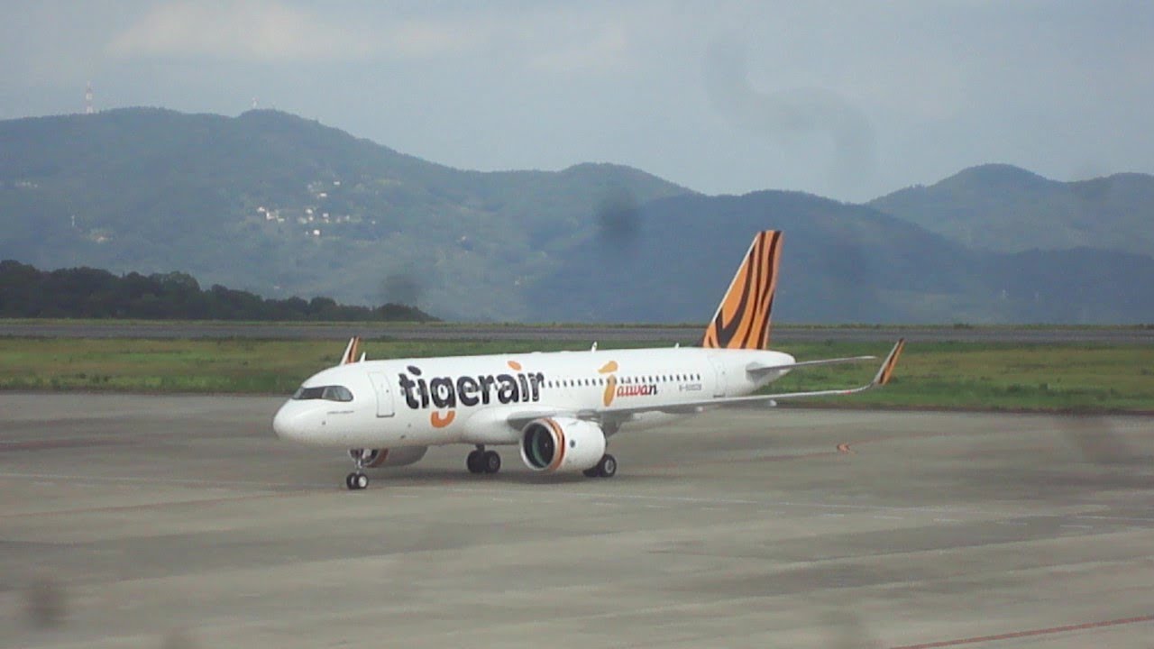 タイガーエア台湾      エアバス A320-271N     B-50029    IT214　台北（桃園） → 岡山     2025/08/07　木曜日撮影 　【岡山桃太郎空港】