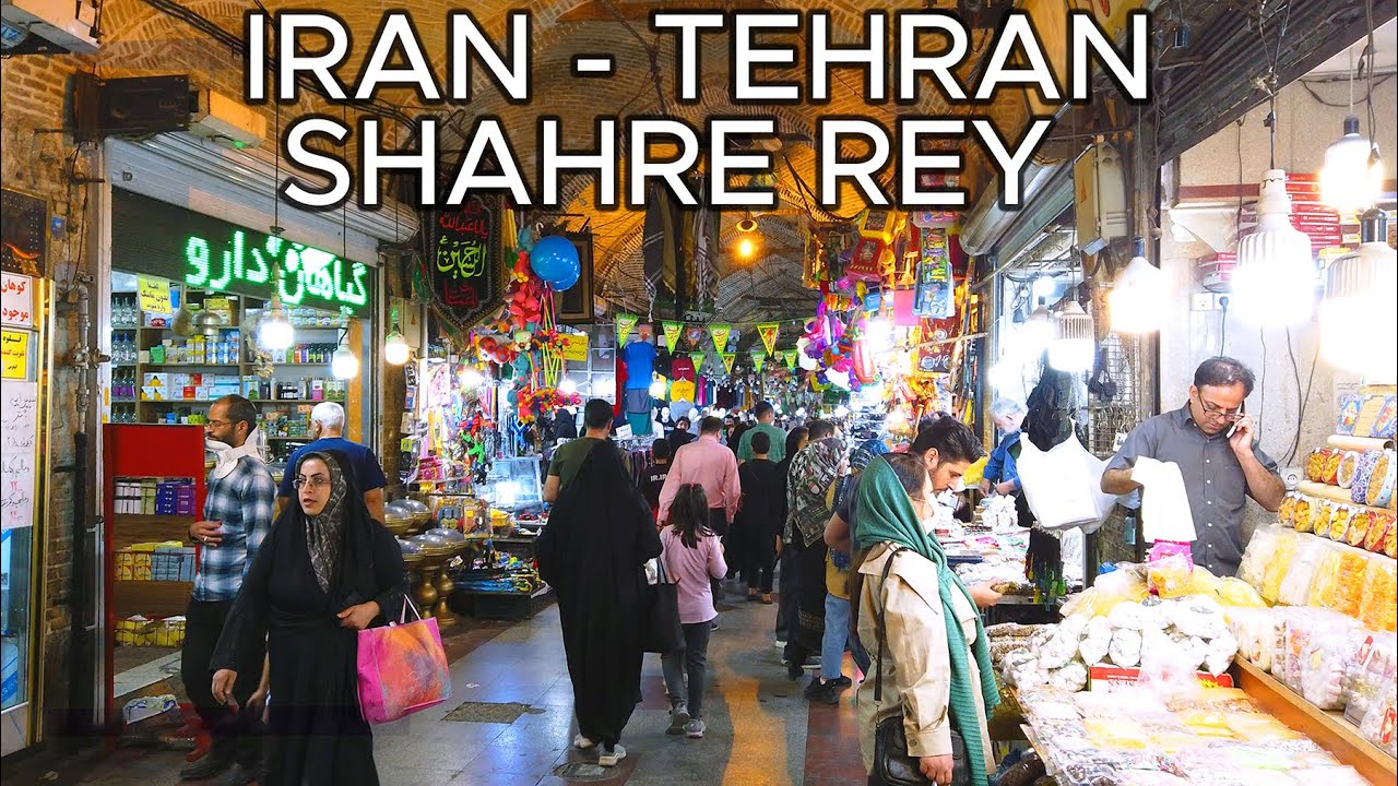 TEHRAN: Walking Tour in Shahre Rey Bazaar, IRAN | تهران بازار شهرری