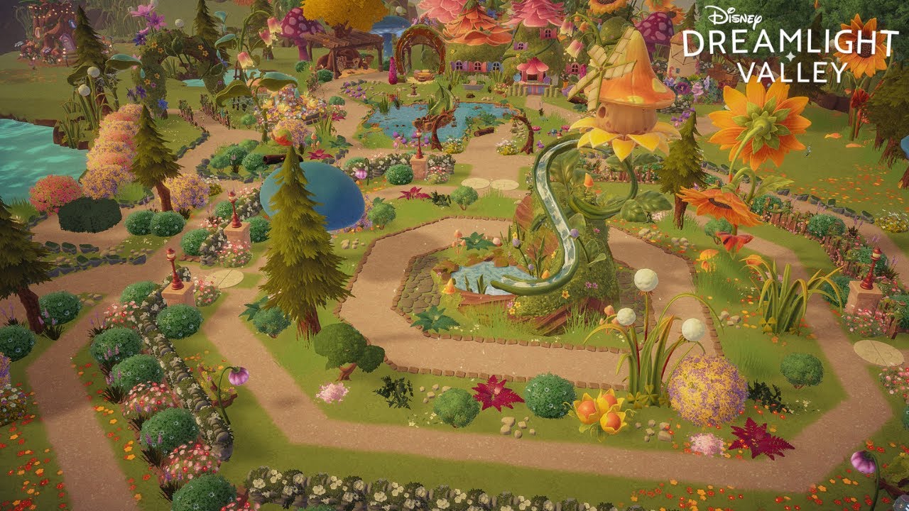 Fairy Neighborhood || Disney Dreamlight Valley Speed Build