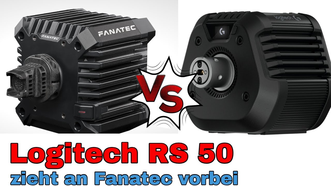 Logitech RS50 vs. Fanatec CSL/DD Pro - Der neue 8 Nm Wheelbase König heißt Logitech / A-Z Review