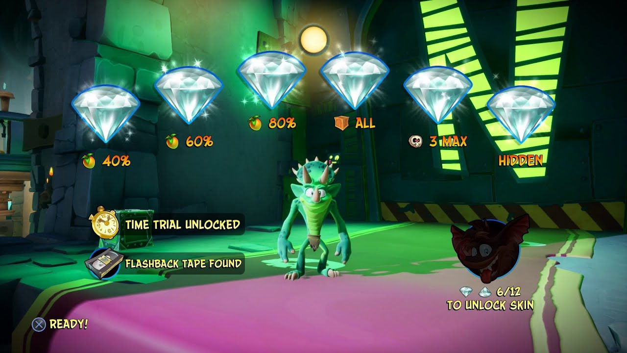Crash Bandicoot 4 - 106% Walkthrough, Part 42: Cortex Castle (All Gems, Perfect Relic)