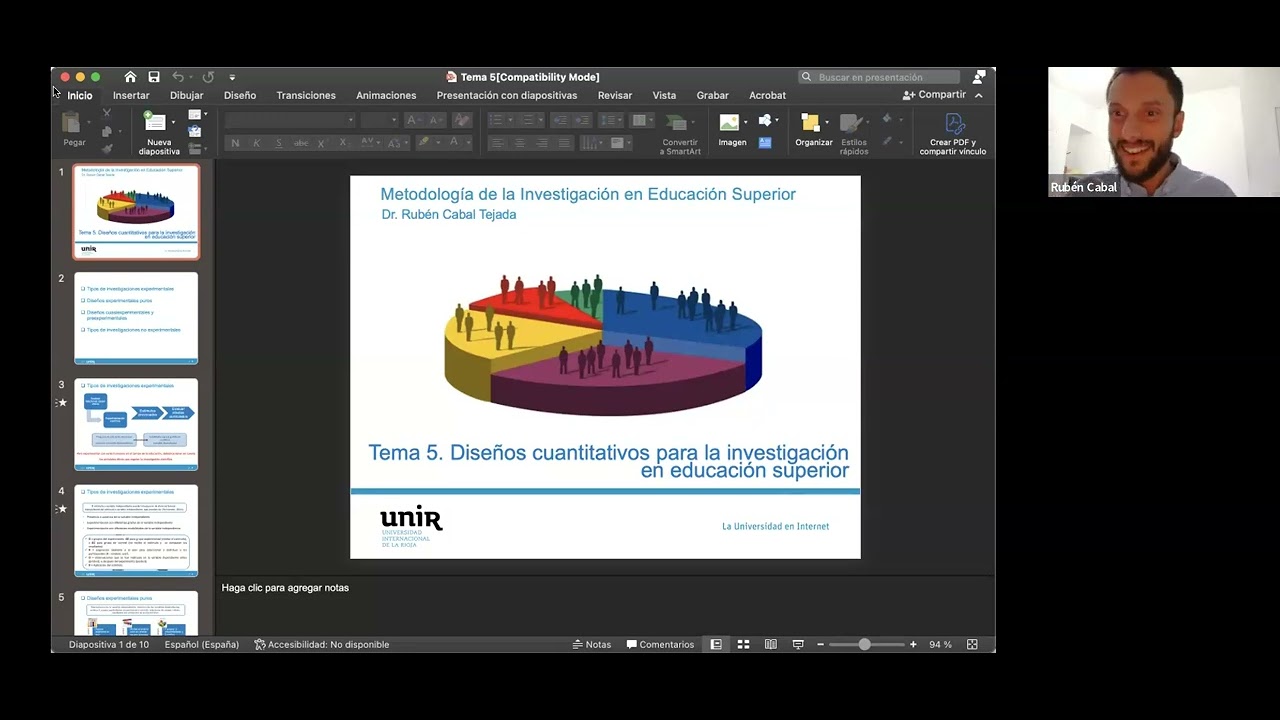 8 Metodología de la investigación en ES 10 dic