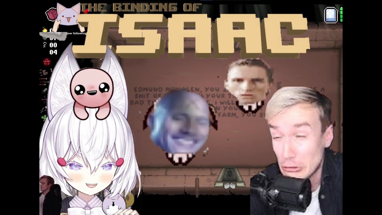 Finnish guy and Canadian girl play The Binding of Isaac - Tenma Maemi and Albino