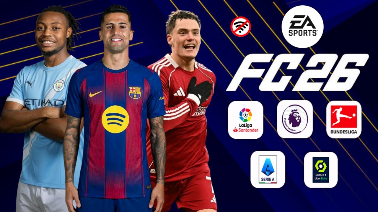 FIFA 14 MOBILE MOD EA SPORTS FC 26 ANDROID OFFLINE UPDATE KITS 2025/26 REAL FACES LATEST TRANSFERS