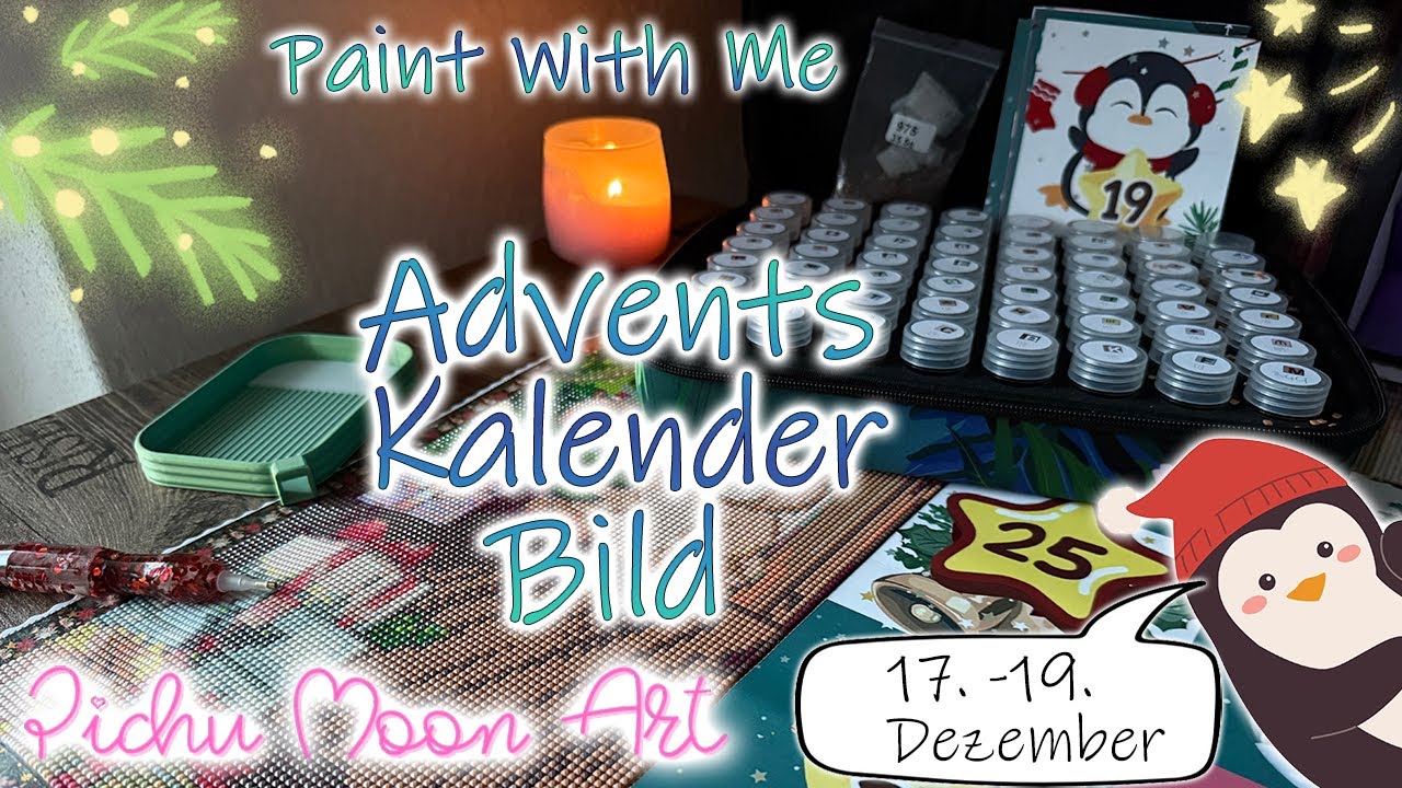 PAINT WITH ME - Ich habe es NICHT geschafft 😥🎄 | Pichu Adventskalender 😍