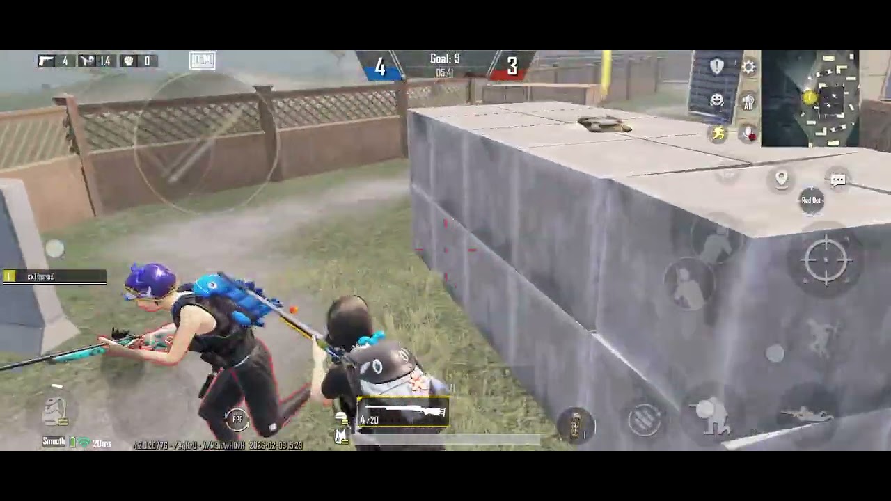 1v1 m24 king Bgmi king