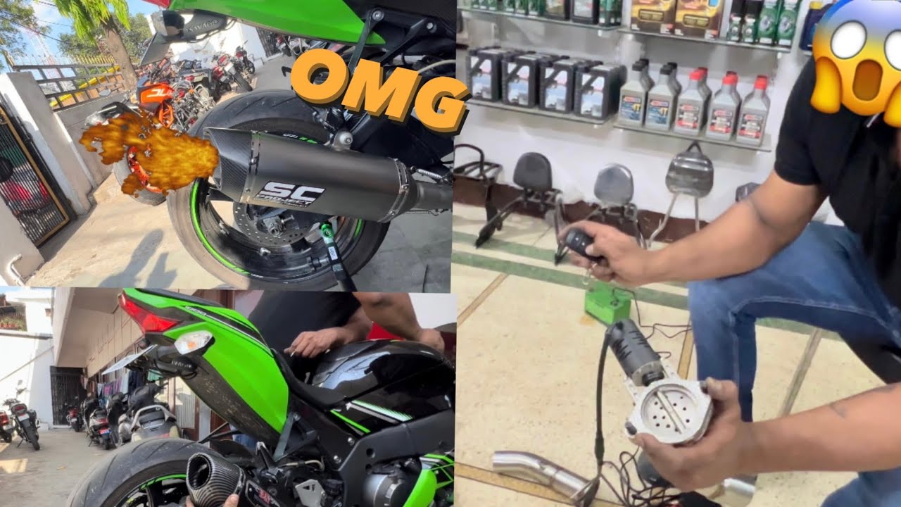 INDIA’s first ZX10R with Valvetronic exhaust| #viral #trending #zx10r #shorts #youtube