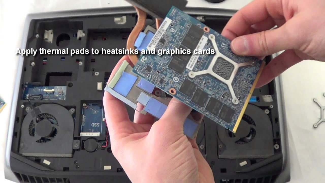 NVIDIA GeForce GTX 880M SLI upgrade in Alienware 18