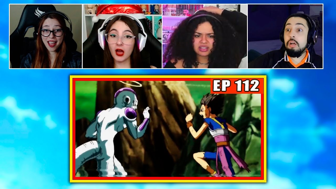 FREEZA DERROTA KYABE |Dragon Ball Super Episodio 112| MULT-REAÇÕES!