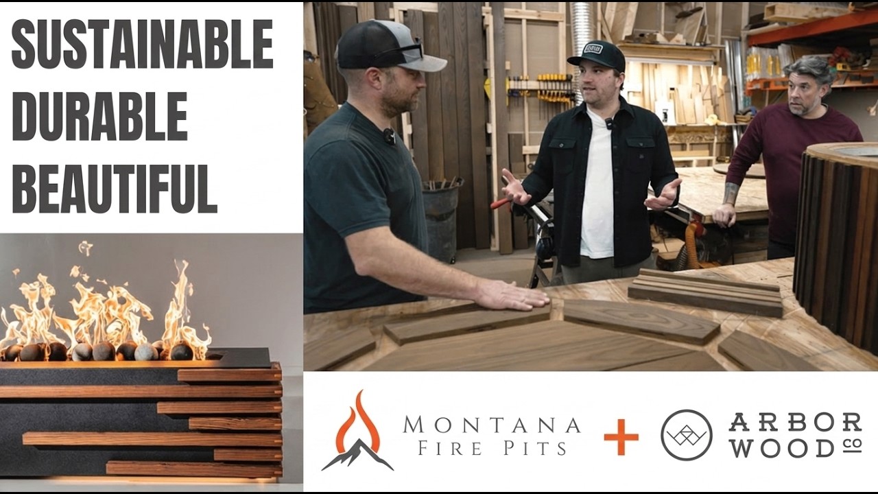 Arbor Wood Visits Montana Fire Pits 🔥Exclusive Design Tips & Tricks