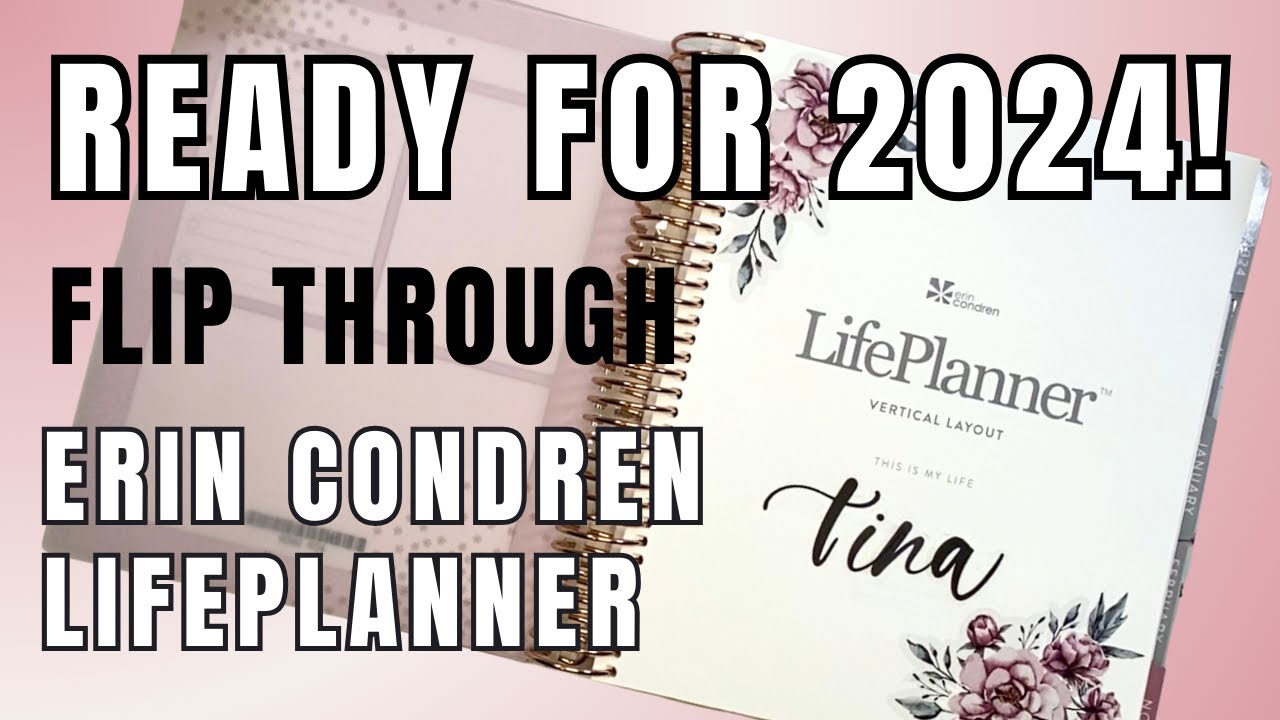 Настройка планировщика на 2024 год | Эрин Кондрен LifePlanner | Пролистайте