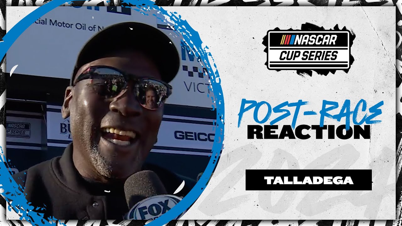 Michael Jordan: &lsquo;It&rsquo;s like an NBA Playoff game&rsquo; on the chaotic Talladega race | NASCAR