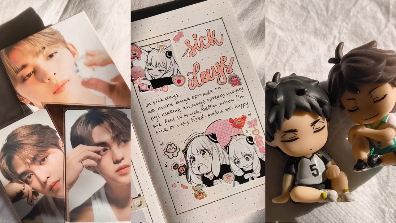 homebody diaries ♡ unboxing kpop merch and anime trinkets + journal with me (spy x family)