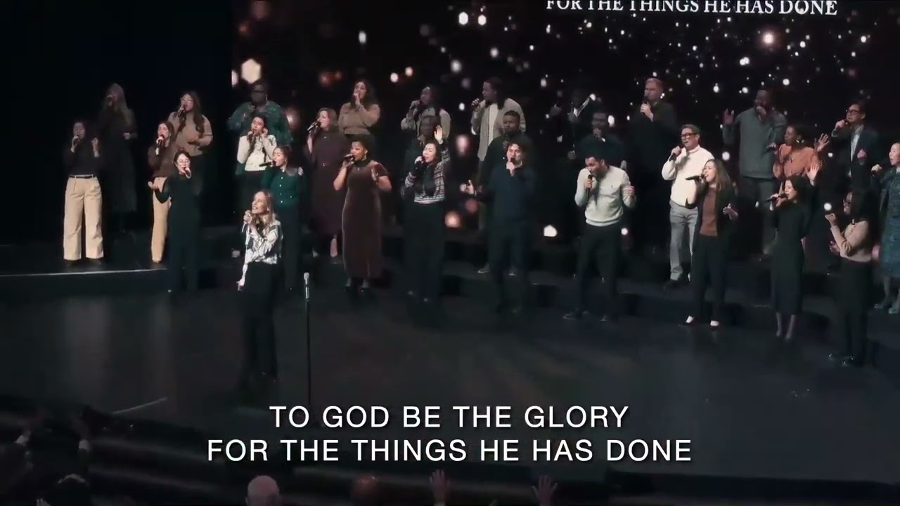 To God be the glory sung by the Brooklyn Tabernacle choir