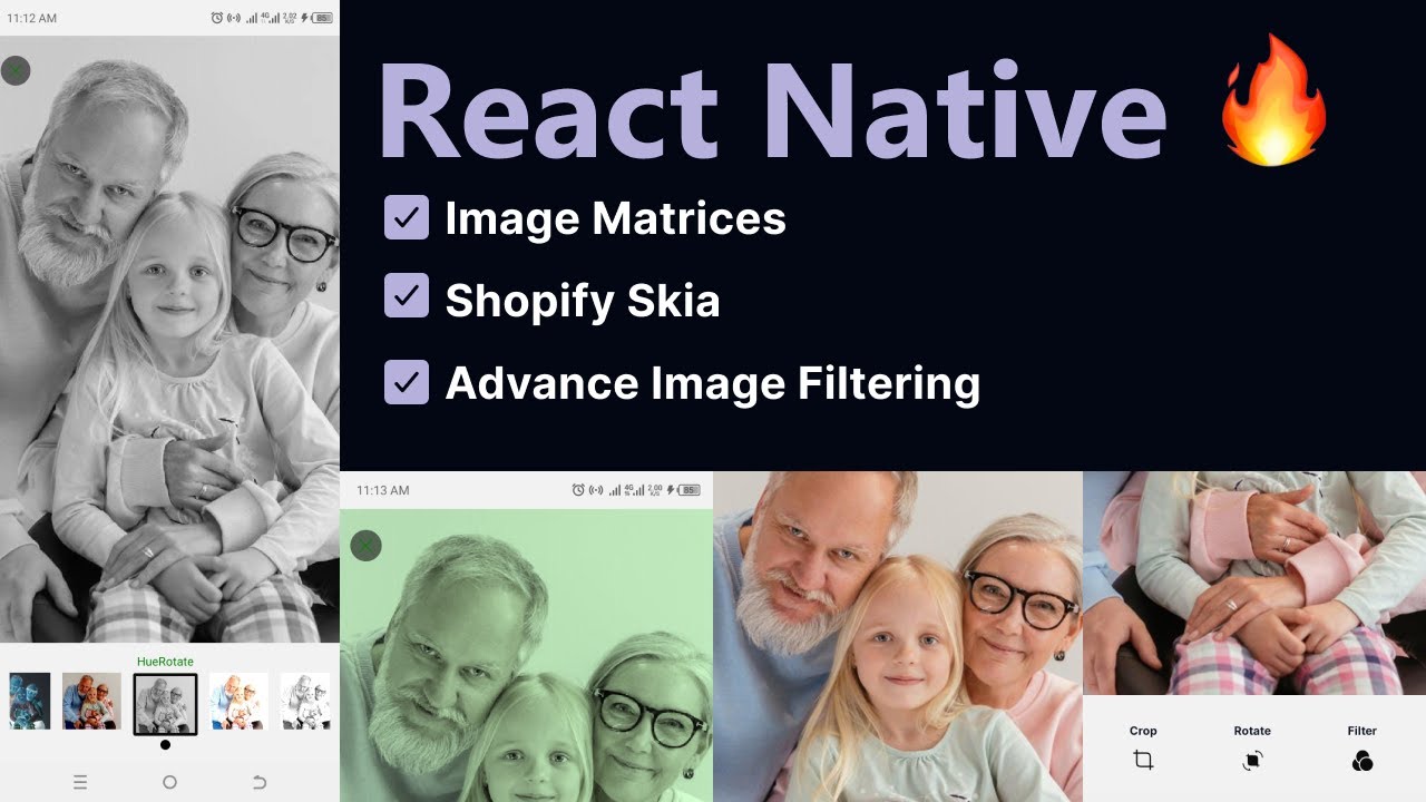 Advance Image Filtering & Manipulation in React Native