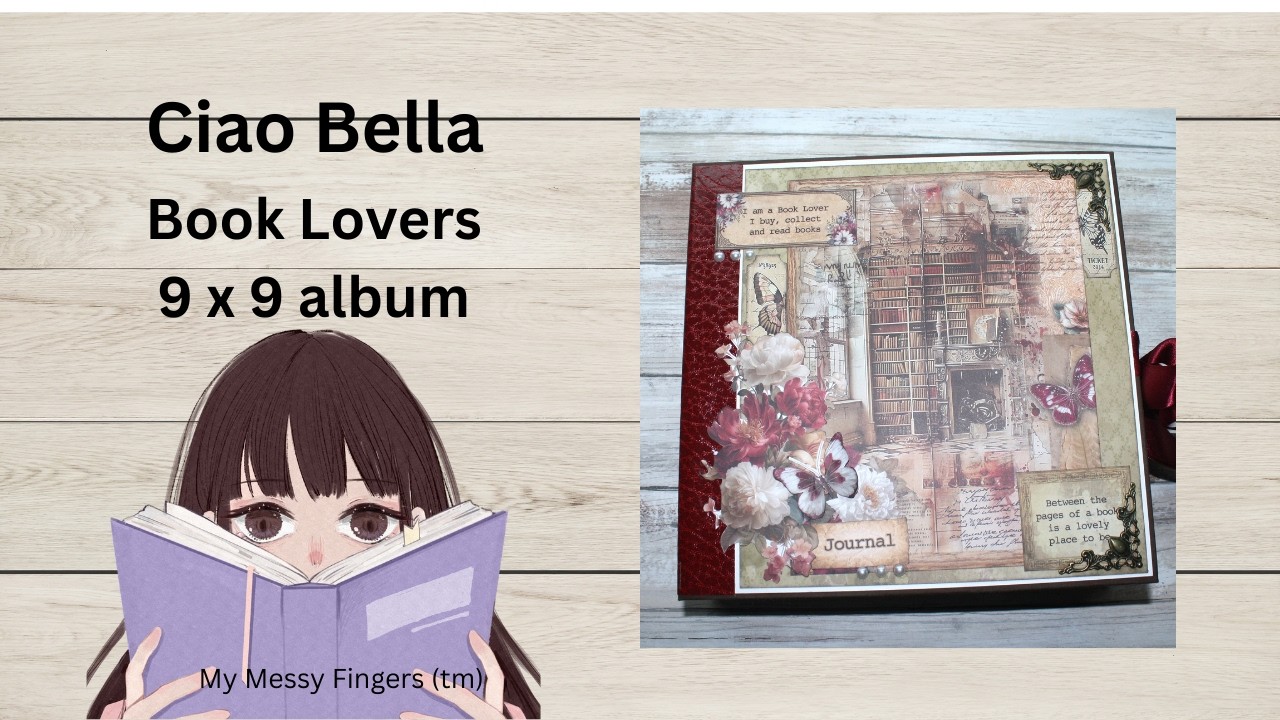 Ciao Bella - Book Lovers - 9 x 9 album - building Right back panel