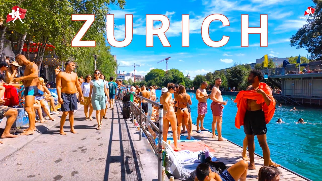 Zurich, Switzerland: From Chill to Thrill 🔥 | Zurich River Walk to Frauenfeld Open Air 🇨🇭