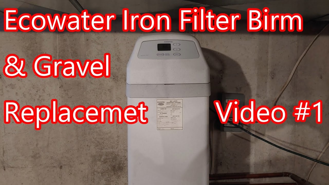 EcoWater Birm Iron Filter ETF AIIF9-115 Birm/gravel Replacement Video 1