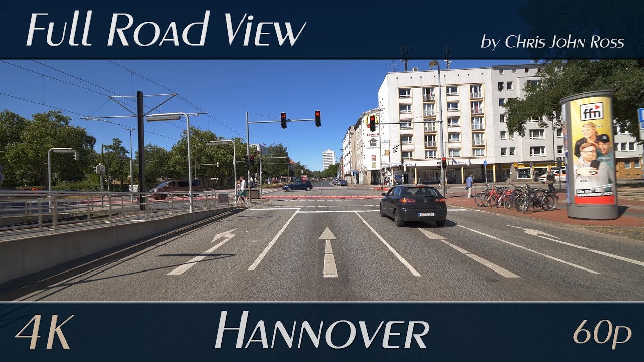 Hannover, Germany: Vahrenwald - Vahrenwalder Straße - 4K (UHD/2160p/60p) Autofahrt/Car Ride - Video