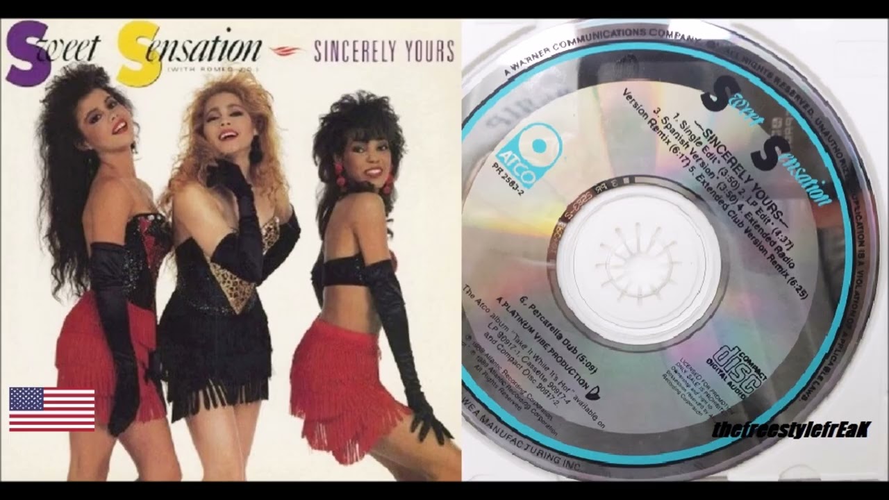 SWEET SENSATION Sincerely Yours (Extended Club Version Remix) LATIN FREESTYLE MUSIC