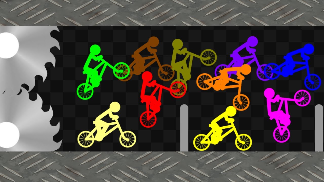 Stickman Bicycle Survival Race: The Crusher