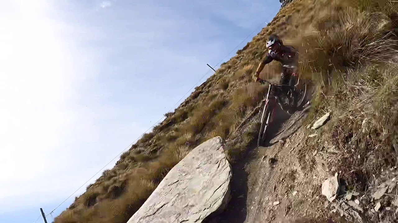 Lap down coronet peak