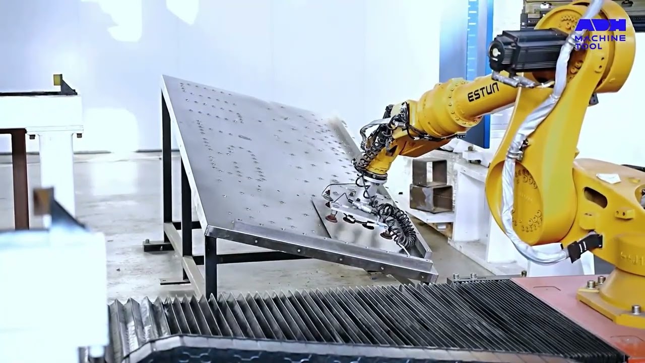 레이저 절단 및 절곡을 위한 자동 로딩 & 언로딩 자동화 생산 라인