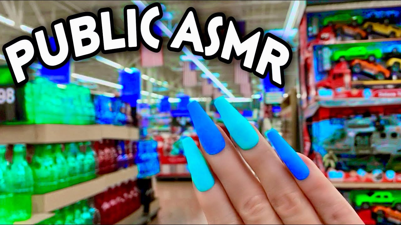 PUBLIC ASMR TINGLES ✨ TAPPING~SCRATCHING~TINGLY BIN BROWSING
