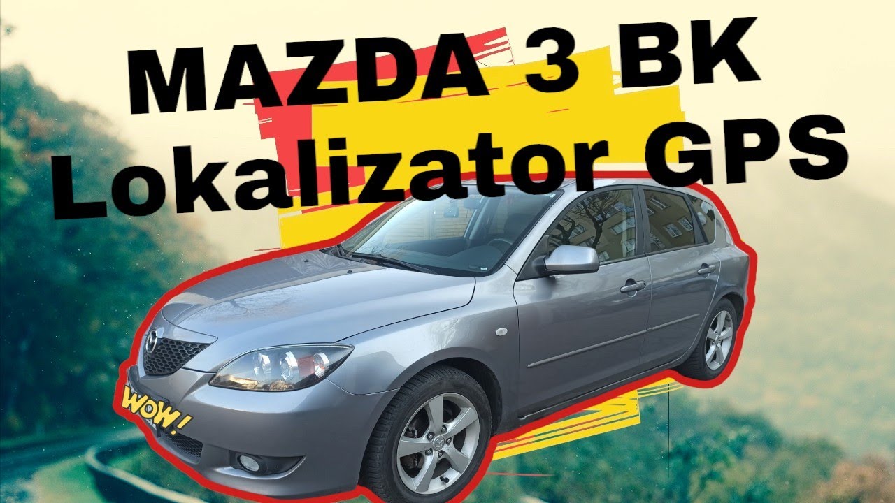 Mazda 3 - lokalizator GPS/GSM ze zdalnym odcięciem paliwa / zapłonu