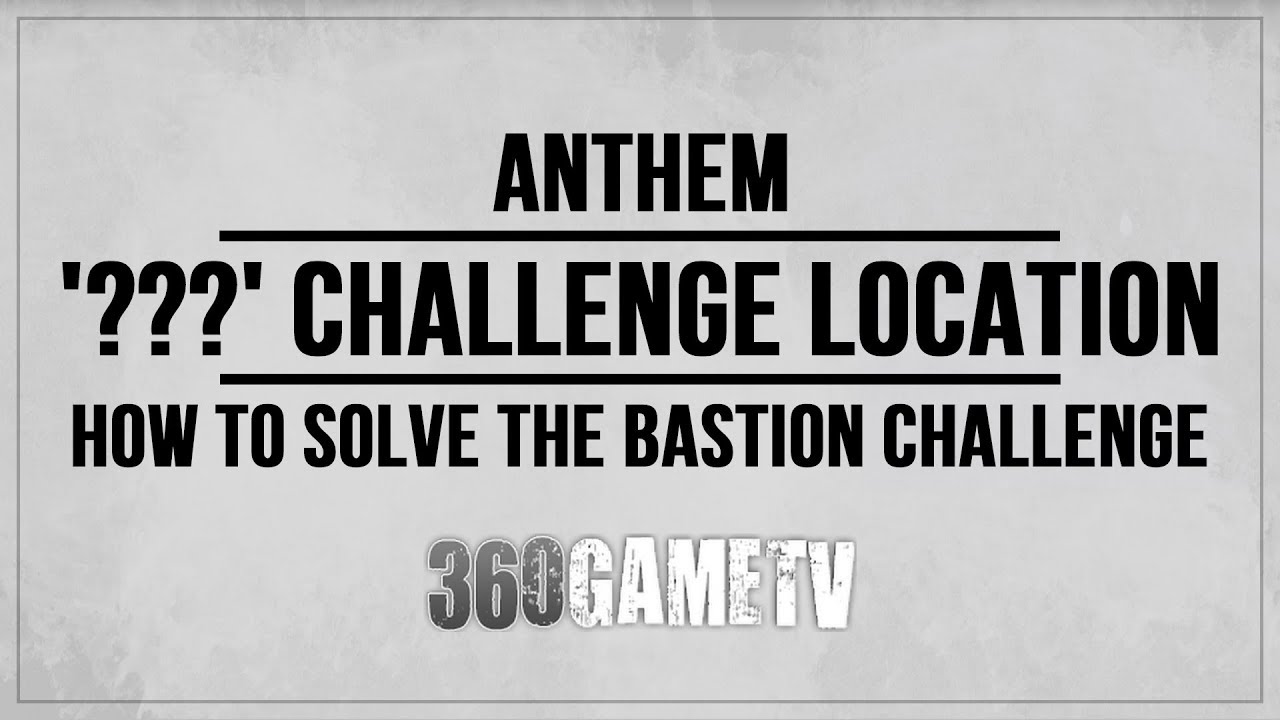 Anthem ??? Bastion Challenge Location / Solution - How to solve this Bastion Collectibles Challenge