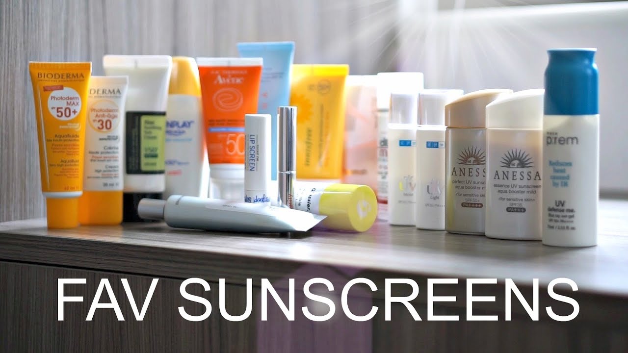 Fave Asian & Euro Sunscreens | Safe Chemical UV Filters