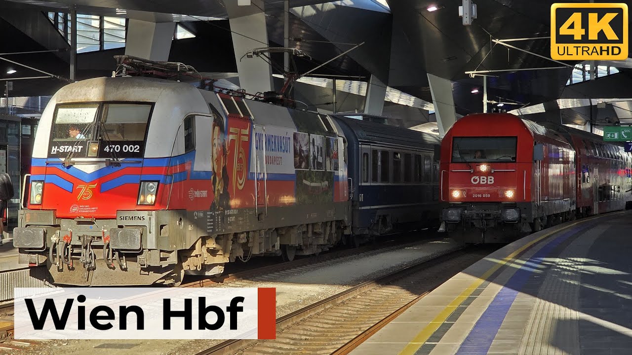 Wien Hbf 19.09.2025 - Abendstimmung mit RJX, RJ, EC, REX & S-Bahn