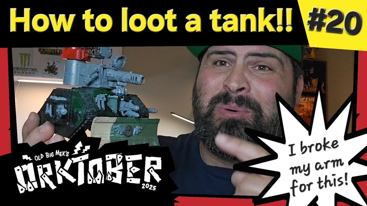 Orktober 2025 #20 — Как добыть лута с танка орков в Warhammer 40K! (Я сломал руку из-за этого)