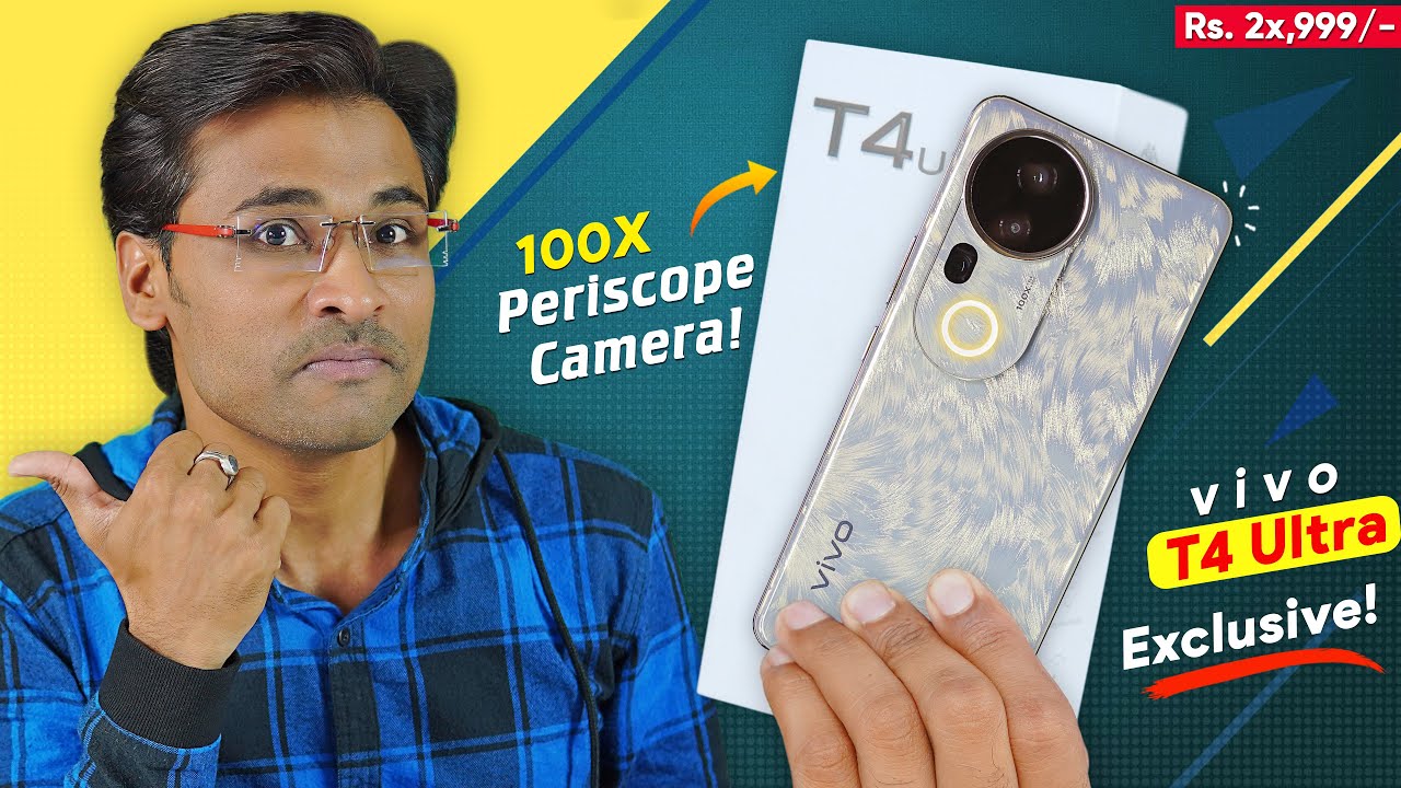Vivo T4 Ultra Official First Look | Vivo T4 Ultra Bgmi Test, 100X Camera Zoom Test Review