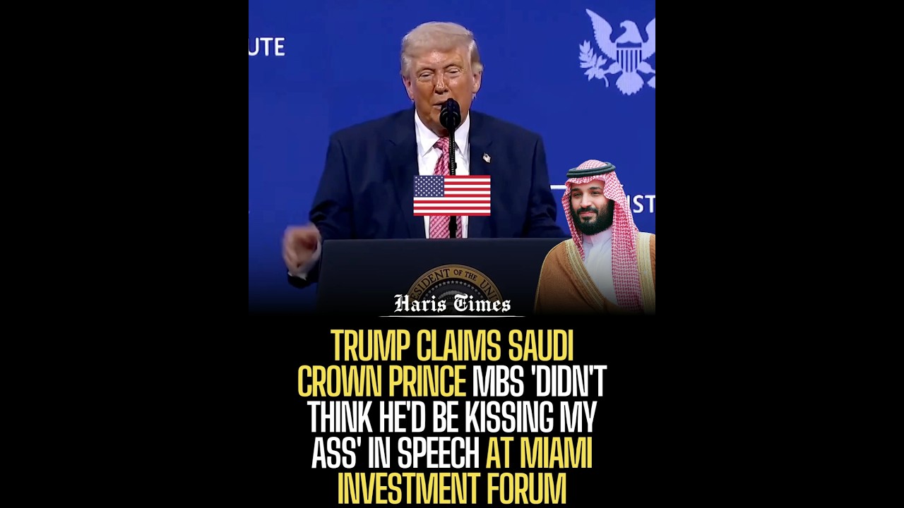 Trump: Saudi Crown Prince MBS 'Didn't Think He'd Be Kissing My Ass'