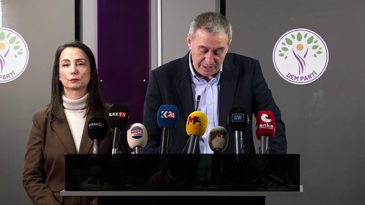 Eş Genel Başkanlarımız Halep’te Kürt mahallelerine yönelik saldırılara ilişkin açıklama yapıyor