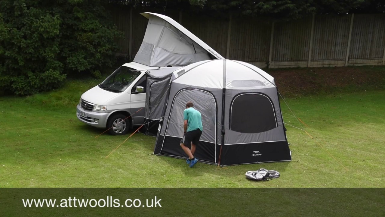 Vango Airhub Hexaway Awning Pitching & Packing (Real Time) Video