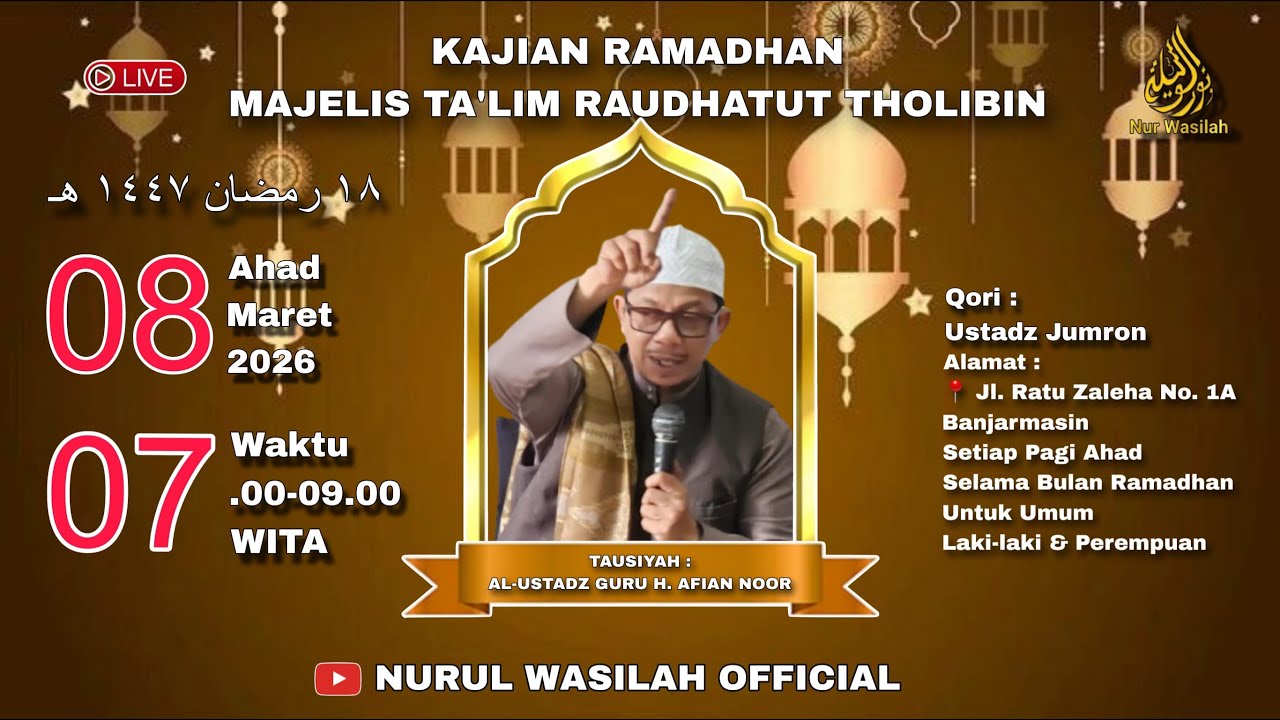PEMBACAAN MAULID MAJELIS TA'LIM RAUDHATOT THOLIBIN