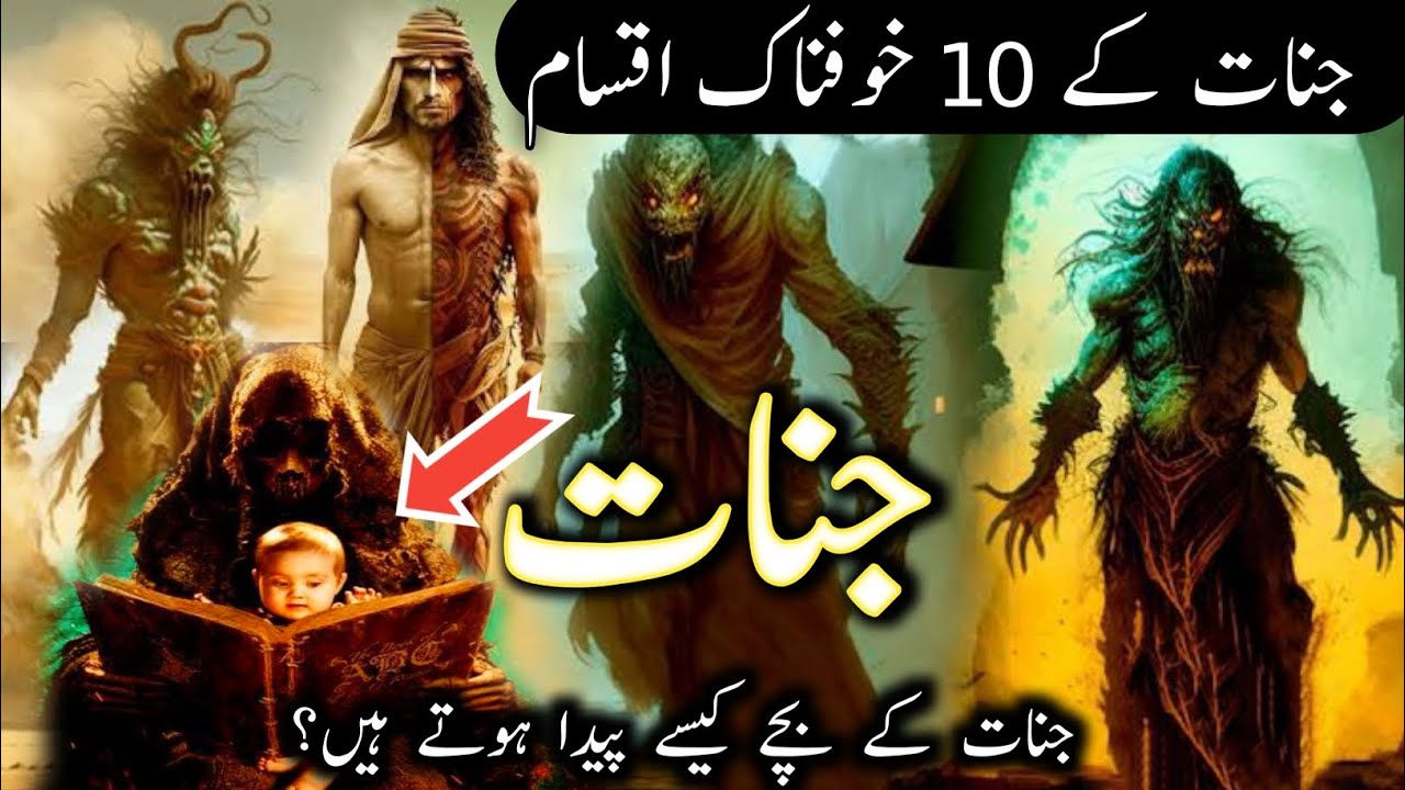 History of the Giants | jinnat ki 10 khatarnak aqsam | jinnat kia khaty hain | jin kahan rehty hain