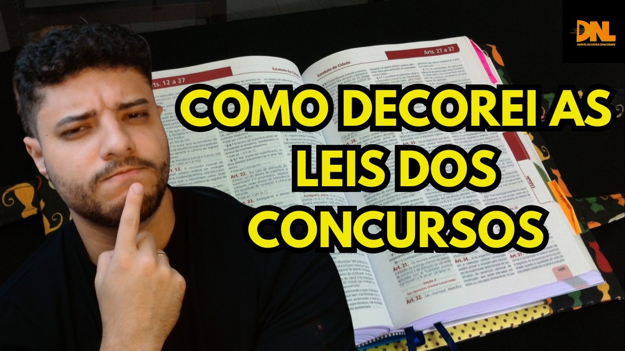 Como ESTUDAR LEI SECA para Concursos: ACERTE TODAS AS QUESTÕES sem Precisar Ler a Lei