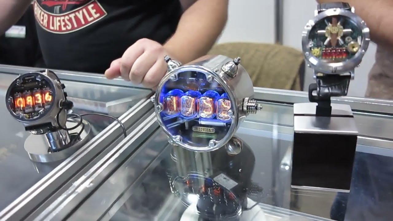Ламповые часы на газовых индикаторах! Сборка часов на лампах ИН-14! Ретро часы  на лампах стимпанк!