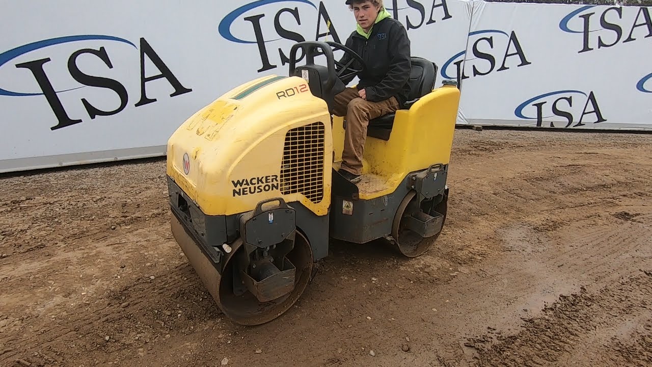 15270 - Wacker RD12 Roller Compactor Will Be Sold At Auction!
