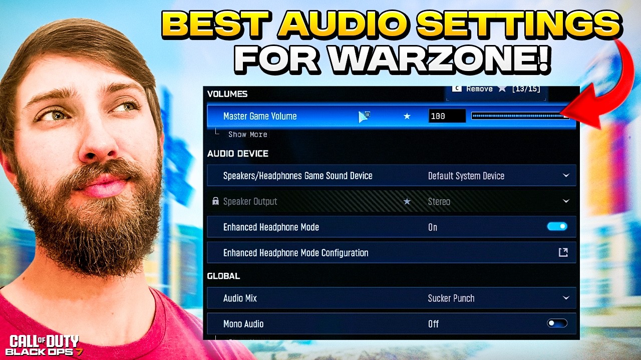 Best Audio Settings To Hear Footsteps Easily in BO7 Warzone 💯